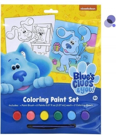 Nickelodeon Kids Coloring Paint Set with 6 Colors Paint Brush and 2 Poster Sheets $14.77 Kids' Drawing & Writing Boards