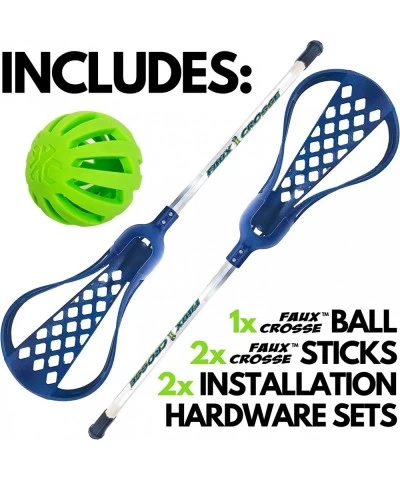 Faux Crosse - Easy to Play Throw and Catch with Two Lacrosse Style Sticks & 1 NoMo-Chasee Ball | Outdoor Play for Kids & Adul...