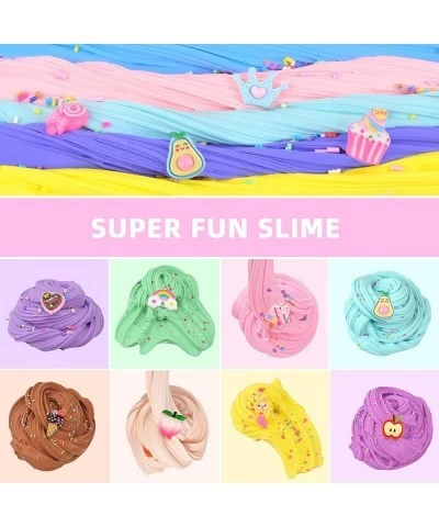 28 Pack Butter Slime Scented Slime with Charm Non-Sticky and Soft Slime Party Favors for Kids Stress Relief Toy for Girls and...