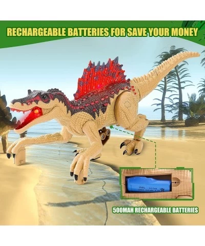 Remote Control Dinosaur Toys for Kids 3-5 5-7 Years Boys Rechargeable Electronic 2.4G RC Walking Robot Dino Spinosaurus Toys ...