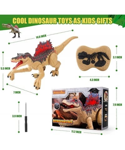 Remote Control Dinosaur Toys for Kids 3-5 5-7 Years Boys Rechargeable Electronic 2.4G RC Walking Robot Dino Spinosaurus Toys ...