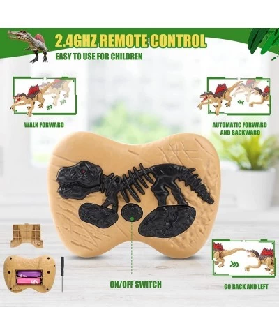 Remote Control Dinosaur Toys for Kids 3-5 5-7 Years Boys Rechargeable Electronic 2.4G RC Walking Robot Dino Spinosaurus Toys ...