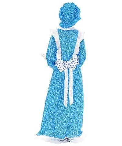 Colonial Pioneer Girls Costume Deluxe Prairie Dress for Halloween Laura Ingalls Costume Dress Up Party $30.14 Kids' Costumes