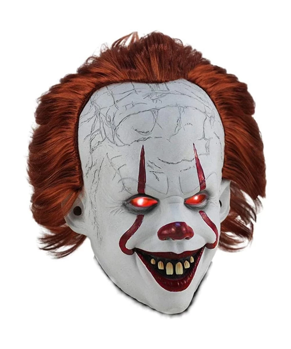 IT Creepy Mask Scary Clown Mask for Cosplay halloween party Prop Decoration $43.62 Kids' Dress-Up Accessories