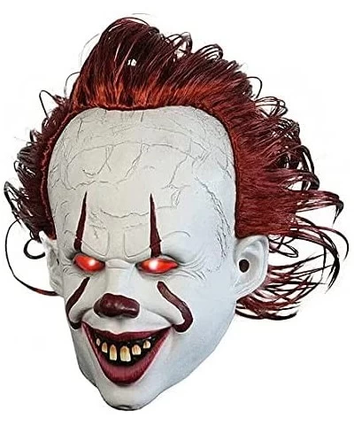 IT Creepy Mask Scary Clown Mask for Cosplay halloween party Prop Decoration $43.62 Kids' Dress-Up Accessories