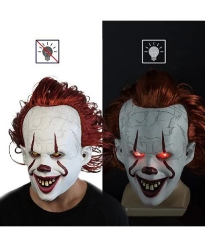 IT Creepy Mask Scary Clown Mask for Cosplay halloween party Prop Decoration $43.62 Kids' Dress-Up Accessories