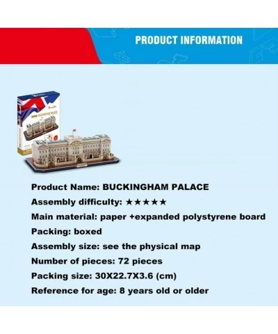 Buckingham Palace Puzzle Model 3D Model Kits $67.56 3-D Puzzles