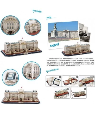 Buckingham Palace Puzzle Model 3D Model Kits $67.56 3-D Puzzles