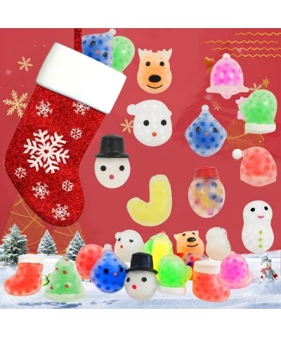 36 Pcs Christmas Mini Sensory Stress Ball Pack for Kids Girls Boys Squeeze Toy with Water Beads to Stress Reliever Great for ...