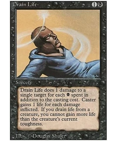 Magic: the Gathering - Drain Life - Revised Edition $12.11 Card Games