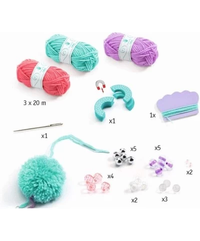 Pompon A Pompom Craft Set for Children Between Ages 7 and 13 Multicoloured (DJ09835) $49.25 Kids' Art Clay & Dough