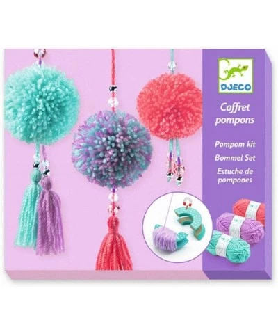 Pompon A Pompom Craft Set for Children Between Ages 7 and 13 Multicoloured (DJ09835) $49.25 Kids' Art Clay & Dough