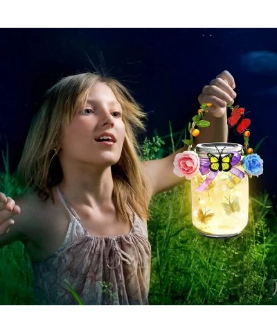 Fairy Lantern Craft Kits 140PCS Arts and Crafts for Kids Fairy Jar Crafts for Girls Ages 8-12 DIY Craft Girls Toys Party Birt...