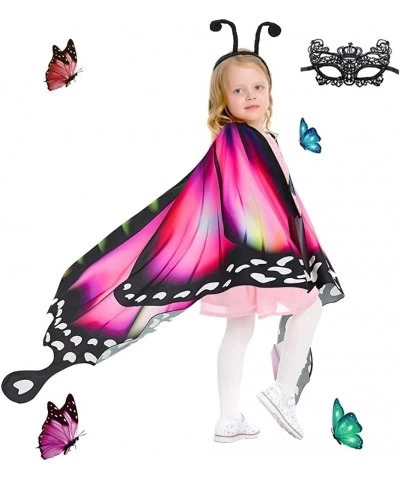 Butterfly Wings for Girls Butterfly Costume for Kids Halloween Costume with Mask and Headband $22.51 Kids' Costumes