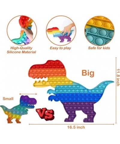 Plastic Dinosaur pop it T rex dinausors XL Toys for Boys Fidget Jumbo Packed trex Jurassic World popers Toys Sets Surprise Di...