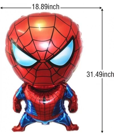 Spiderman Foil Balloons Party Supplier 5PCS Superhero Spiderman Foil Balloons for Kids Birthday Baby Shower Decorations $14.6...