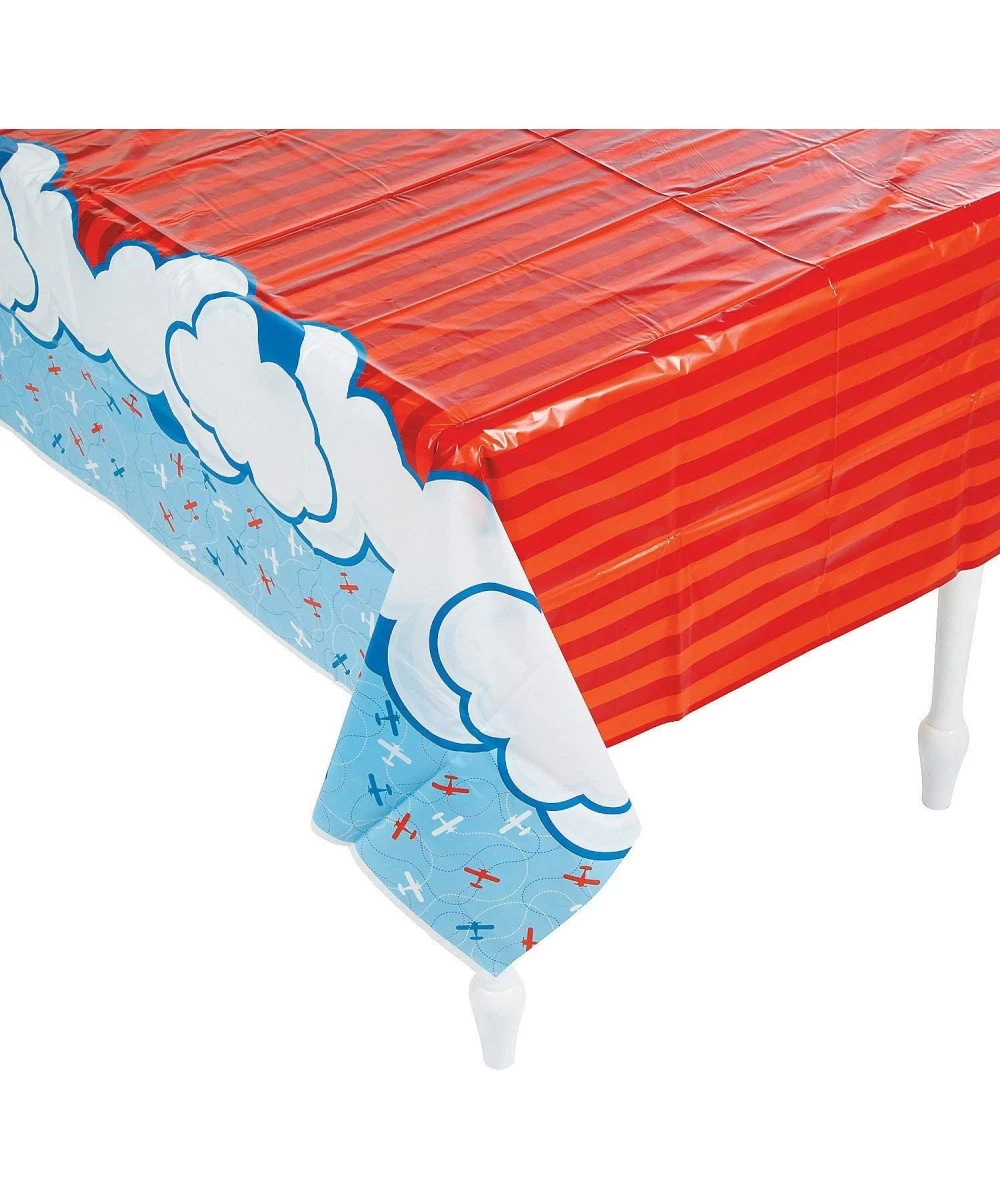 Up & Away Airplane Plastic Tablecloth - Party Supplies - 1 Piece $16.42 Kids' Party Tablecovers