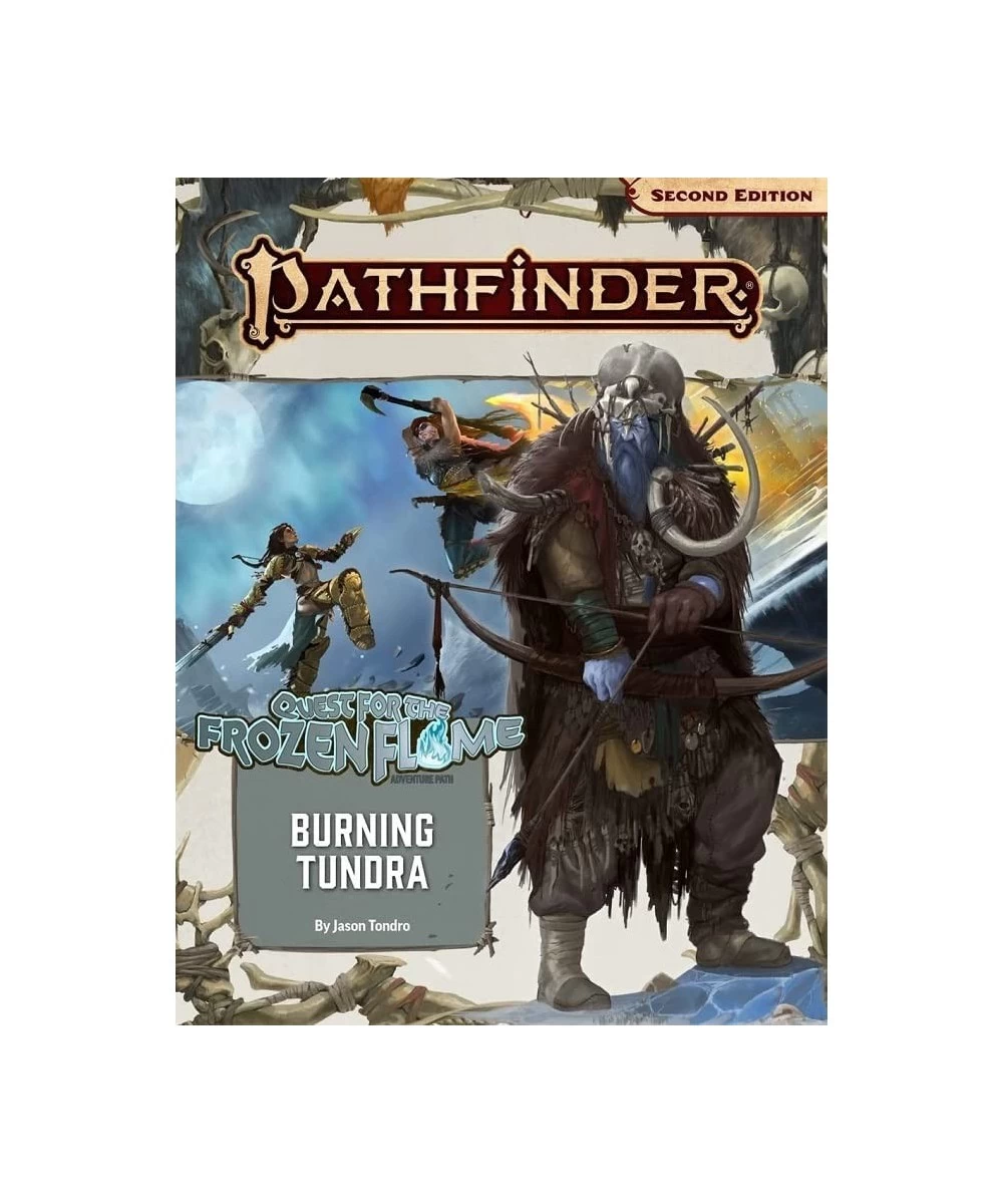 Pathfinder Adventure Path: Burning Tundra (Quest for The Frozen Flame 3 of 3) (P2) $38.17 Game Accessories