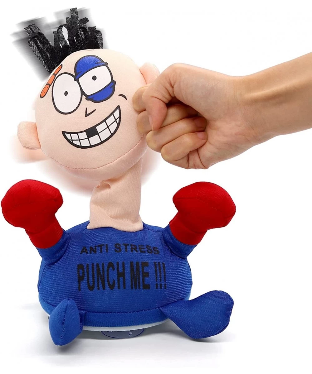 Electric Plush Anti Stress Doll Desktop Stress Relief for Adults Interactive Toy Desk Punching Bag Decompress Hit Toy Screami...