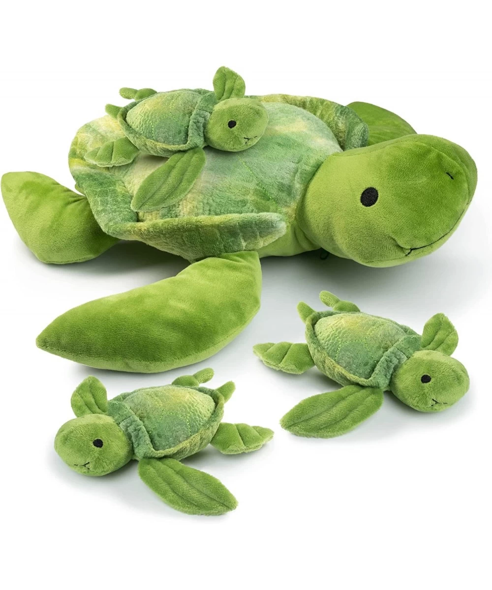 Talking Stuffed Mommy Sea Turtle with 3 Baby Turtles in her Tummy | Plush Turtles | Stuffed Turtle | Stuffed Animal Family | ...