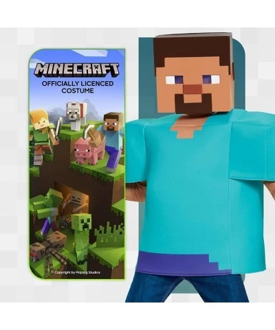 Steve Classic Minecraft Costume Multicolor Large (10-12) $47.45 Kids' Costumes