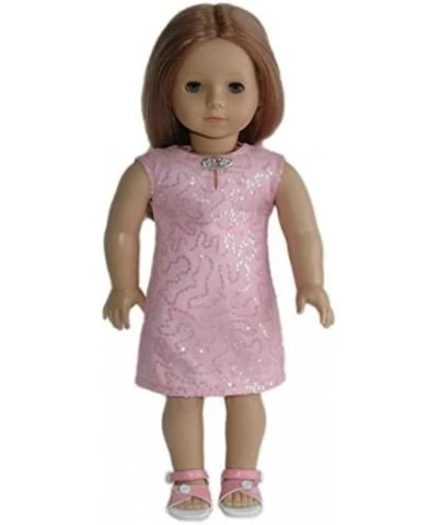 Pink Parfait Sequins Dress - Fits 18" American Girl Dolls $18.98 Dolls