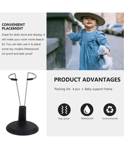 Doll Holder Stand 4pcs Toy Stand Support for Dolls Action Figure Stand Doll Support Stand Display Bracket Doll Holder Frame R...