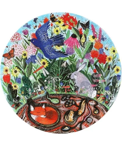 eeBoo: Piece and Love Rewilding 500 Piece Round Jigsaw Puzzle Sturdy Puzzle Pieces A Cooperative Activity with Friends and Fa...