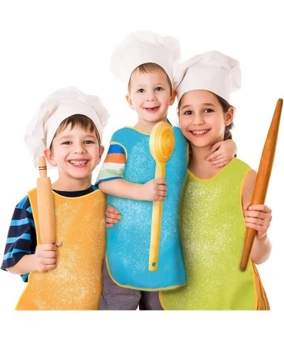 4PCS Kids Art Smocks Waterproof Art Painting Aprons Sleeveless Children Art Aprons Smocks for Kids Painting Feeding Toddler P...