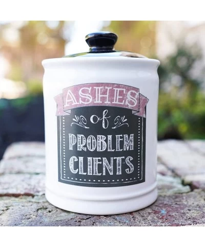 Ashes of Problem Clients Piggy Bank for Adults Ceramic Candy Jar $50.38 Kids' Money Banks