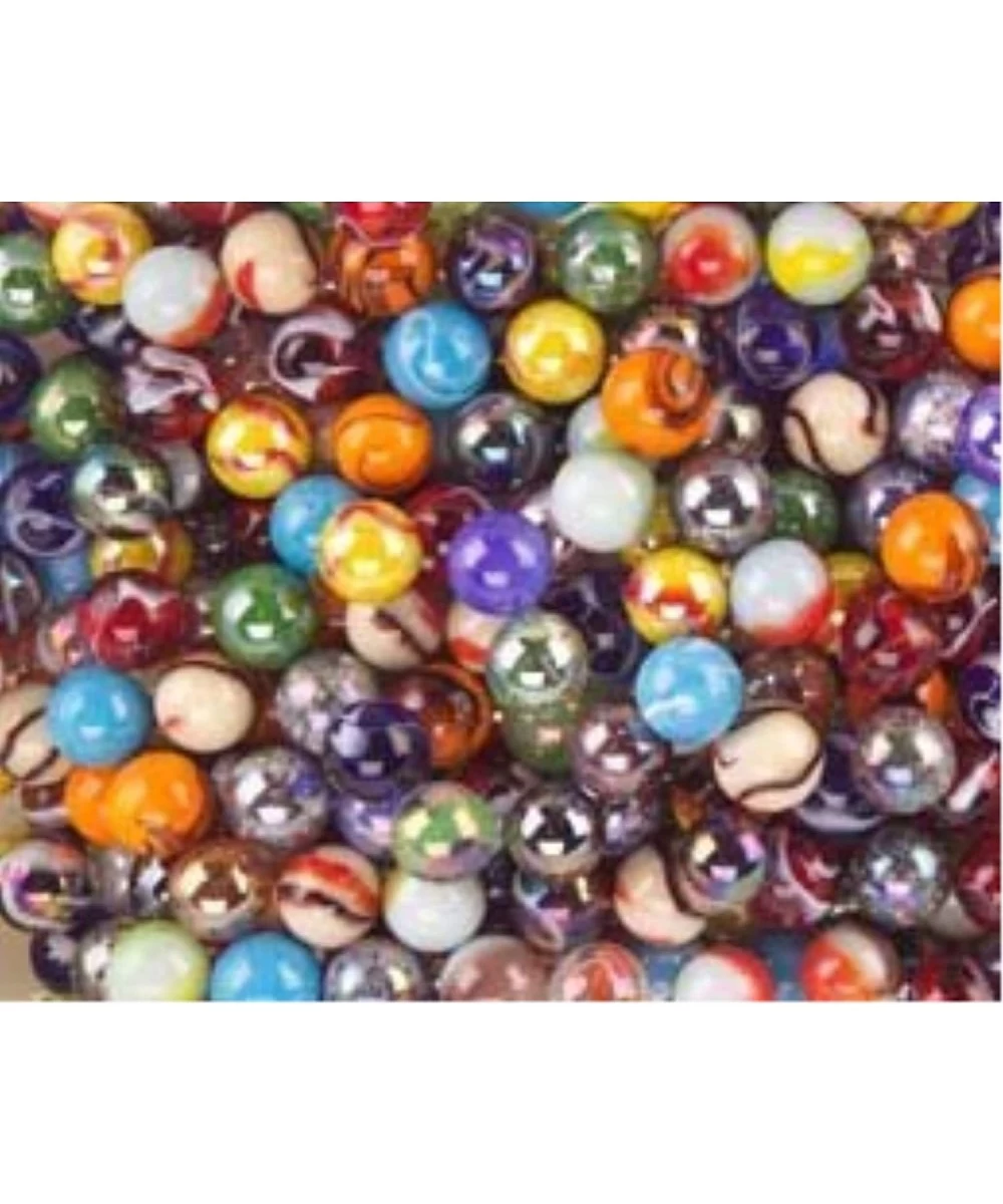 Mega Fun 1/2 Inch Peewee Marbles Set of 24 Assorted Styles and Colors $16.65 Dice & Marble Games