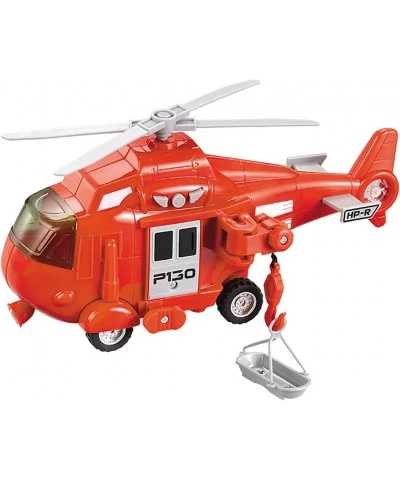 OMGTOY Military Helicopter Airforce Airplane Toy with Hanging Basket Lights and Sounds for Kids(Red) $33.53 Play Figure Vehicles