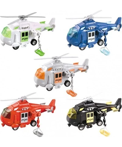 OMGTOY Military Helicopter Airforce Airplane Toy with Hanging Basket Lights and Sounds for Kids(Red) $33.53 Play Figure Vehicles