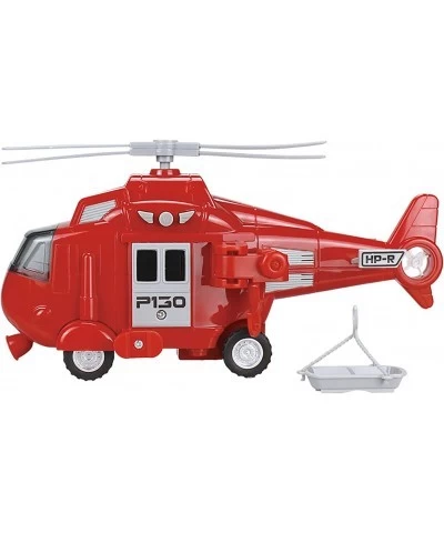 OMGTOY Military Helicopter Airforce Airplane Toy with Hanging Basket Lights and Sounds for Kids(Red) $33.53 Play Figure Vehicles