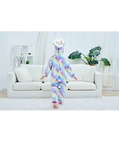 Kids Unicorn Onesie Animal Pajamas Halloween Cosplay Costume Sleepwear Gift for Girls and Boys $43.90 Kids' Costumes