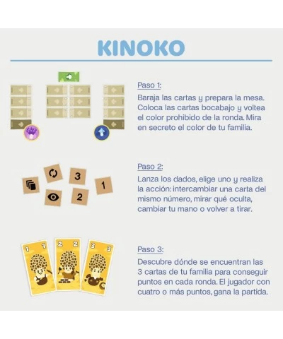 Kinoko | Board Game | Ages 7+ | 2-4 Players | 20 Minutes Playing Time Multicolor (CSGKINOKO) $36.93 Board Games