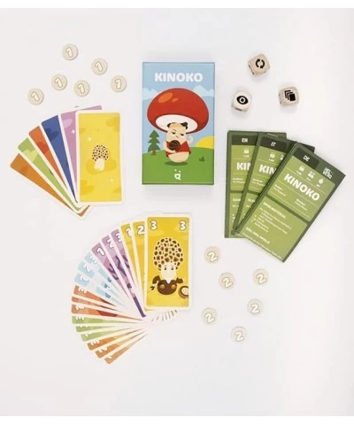 Kinoko | Board Game | Ages 7+ | 2-4 Players | 20 Minutes Playing Time Multicolor (CSGKINOKO) $36.93 Board Games