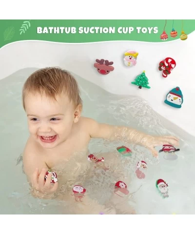 Suction Toys 30 Pcs Christmas Suction Toy Kids Bath Toys Sensory Toys for 3 4 5 6 7 Year Old Boys Girls Stress Release Toys T...