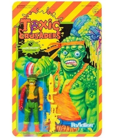 Toxic Crusaders: Major Disaster Reaction Figure Multicolor $36.35 Kids' Play People Figures