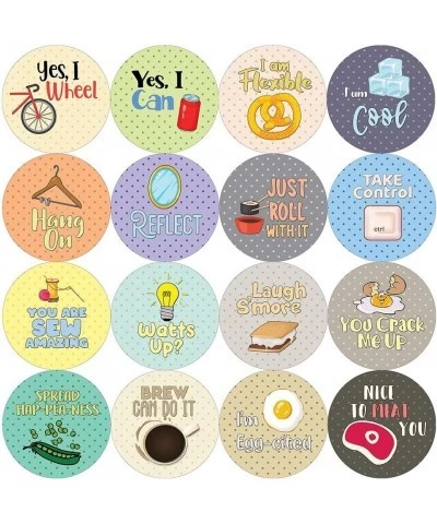 Inspiring Puns Stickers (5-Sheet) - Stocking Stuffers Premium Quality Gift Ideas for Children Teens & Adults - Corporate Give...