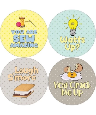 Inspiring Puns Stickers (5-Sheet) - Stocking Stuffers Premium Quality Gift Ideas for Children Teens & Adults - Corporate Give...