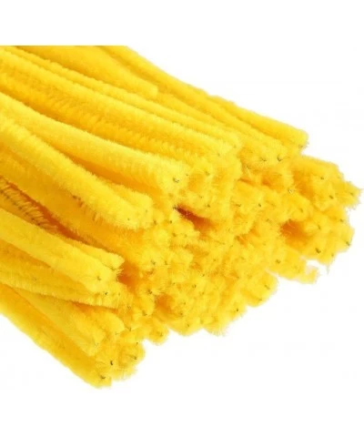 100pcs Pipe Cleaners Chenille Stems for DIY Art Supplies Craft Projects 6mmx30cm Christmas Pipe Cleaners Decoration Yellow $2...