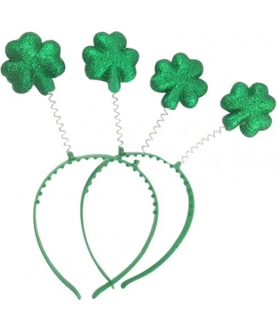 St Patrick's Day Headband Shamrock Head Boppers Hats St Patrick's Day Decorations 2Pcs $22.40 Kids' Party Hats