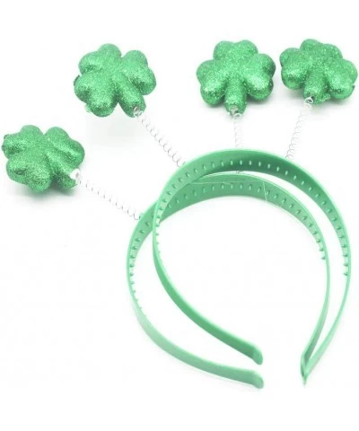 St Patrick's Day Headband Shamrock Head Boppers Hats St Patrick's Day Decorations 2Pcs $22.40 Kids' Party Hats