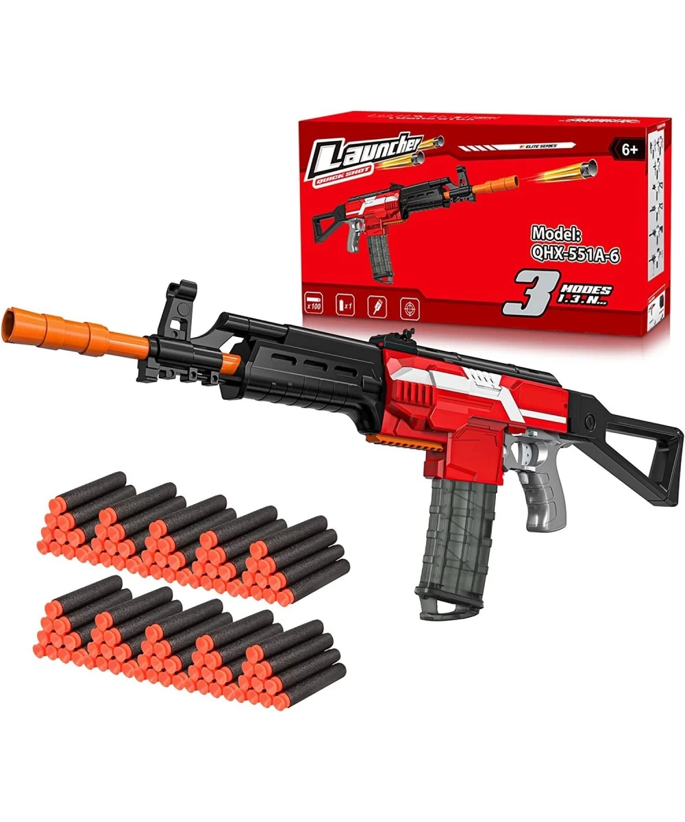 Automatic Toy Guns for Nerf Bullets Electric Toy Foam Blasters & Guns with 3 Shooting Modes DIY Customized Machine Gun with 1...