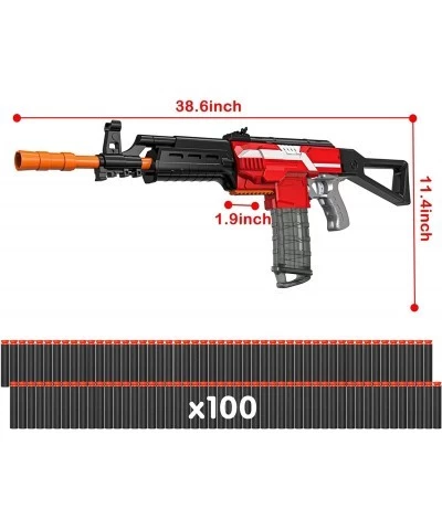 Automatic Toy Guns for Nerf Bullets Electric Toy Foam Blasters & Guns with 3 Shooting Modes DIY Customized Machine Gun with 1...