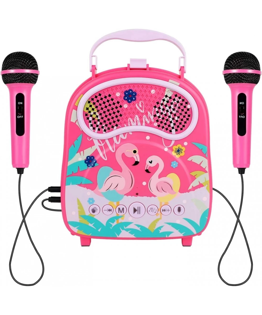 Kids Karaoke Machine for Girls Boys with 2 Microphones Bluetooth Children Karaoke Speaker for Singing Portable Toddler Music ...