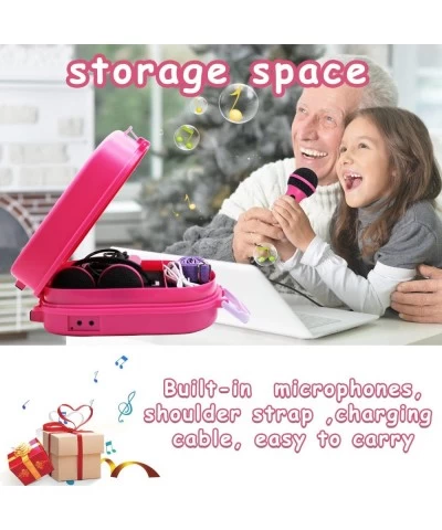 Kids Karaoke Machine for Girls Boys with 2 Microphones Bluetooth Children Karaoke Speaker for Singing Portable Toddler Music ...