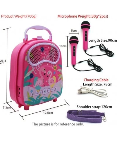 Kids Karaoke Machine for Girls Boys with 2 Microphones Bluetooth Children Karaoke Speaker for Singing Portable Toddler Music ...