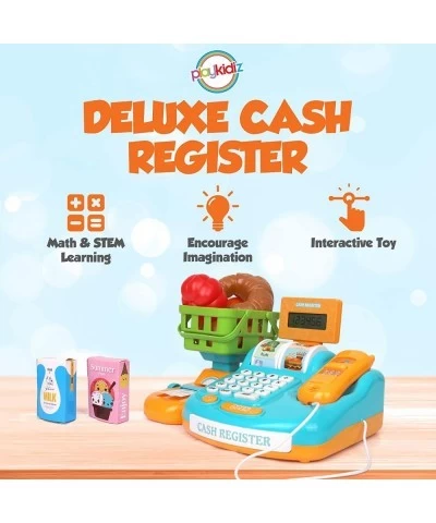 Interactive Toy Cash Register for Kids - Sounds & Early Learning Play - Handheld Scanner & Calculator Working Conveyor Belt $...